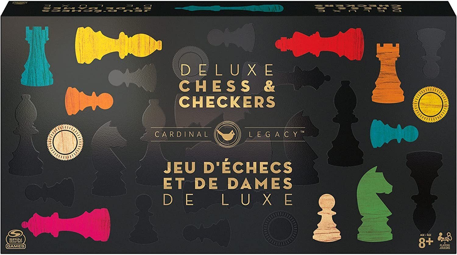Cardinal Legacy Deluxe Chess & Checkers Set