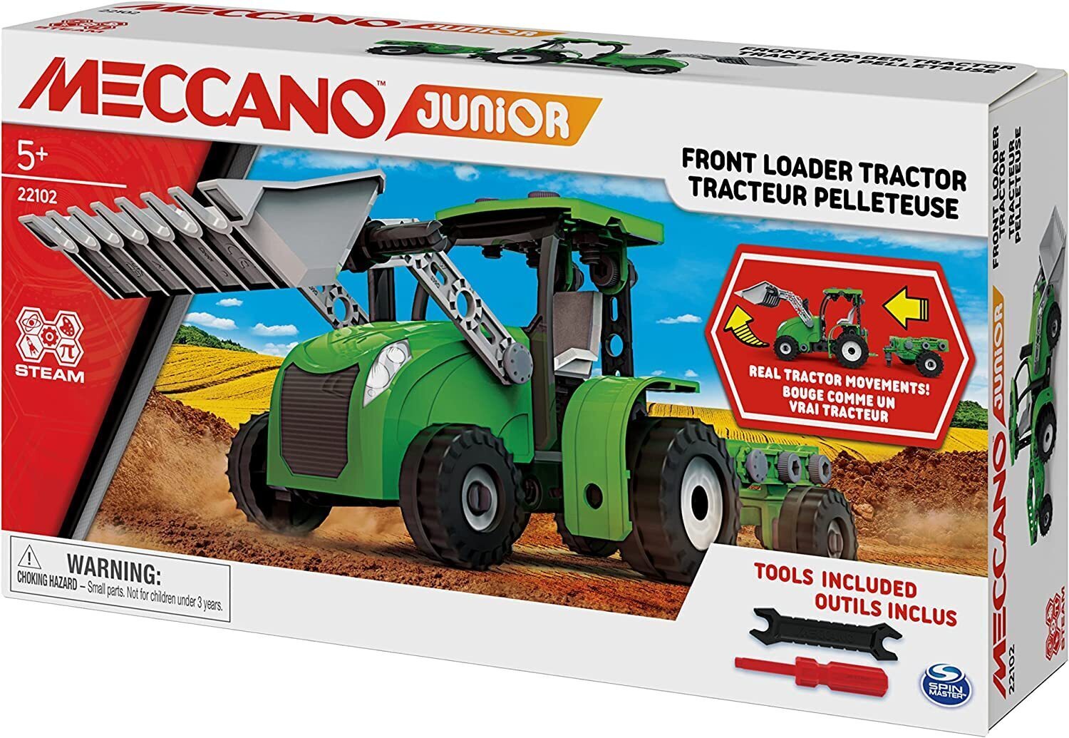 Meccano Junior Front Loader Tractor 22102