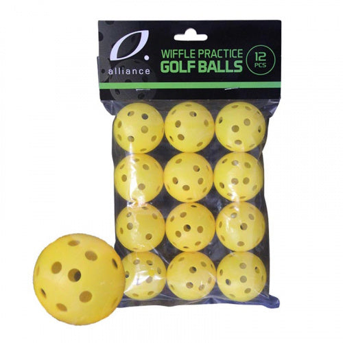 Alliance Wiffle Practise Golf Balls 40MM 12pk