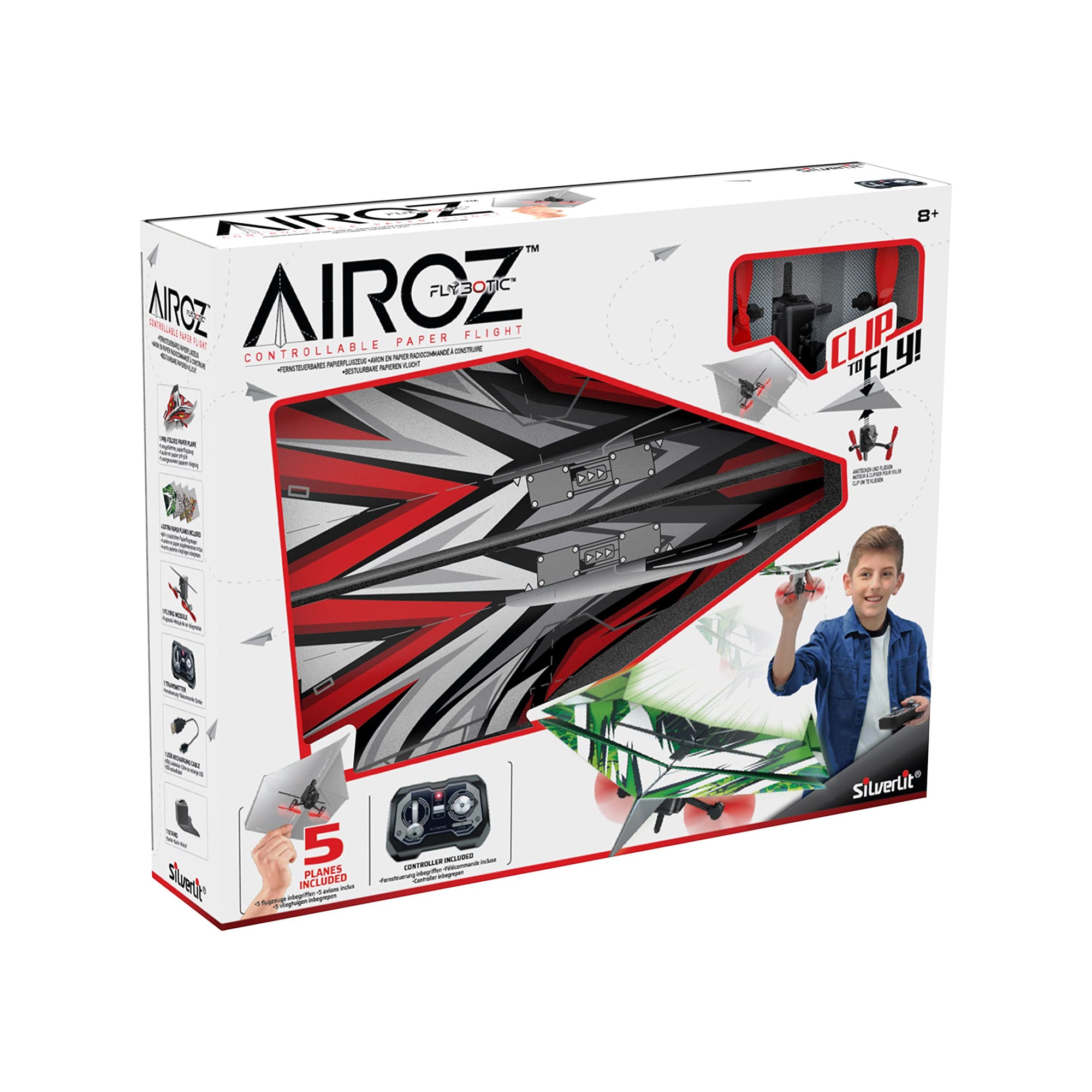 Flybotic Airoz RC Paper Planereq 3 x AAA batteries
