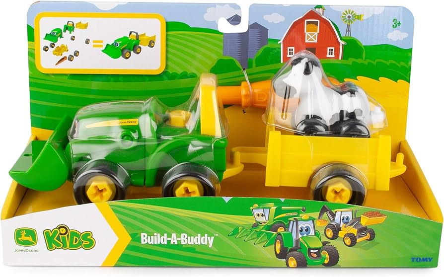 John Deere Build A Buddy Bonnie Tractor & Trailer