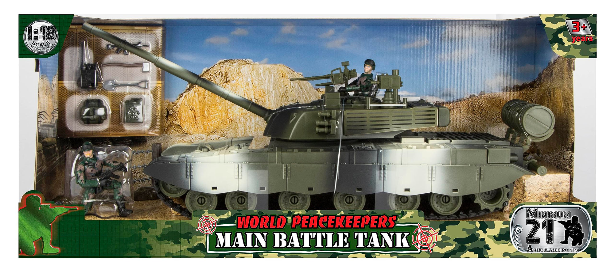 World Peacekeepers 1/18 Main Battle Tank