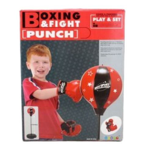 Punching Bag On Weighted Base