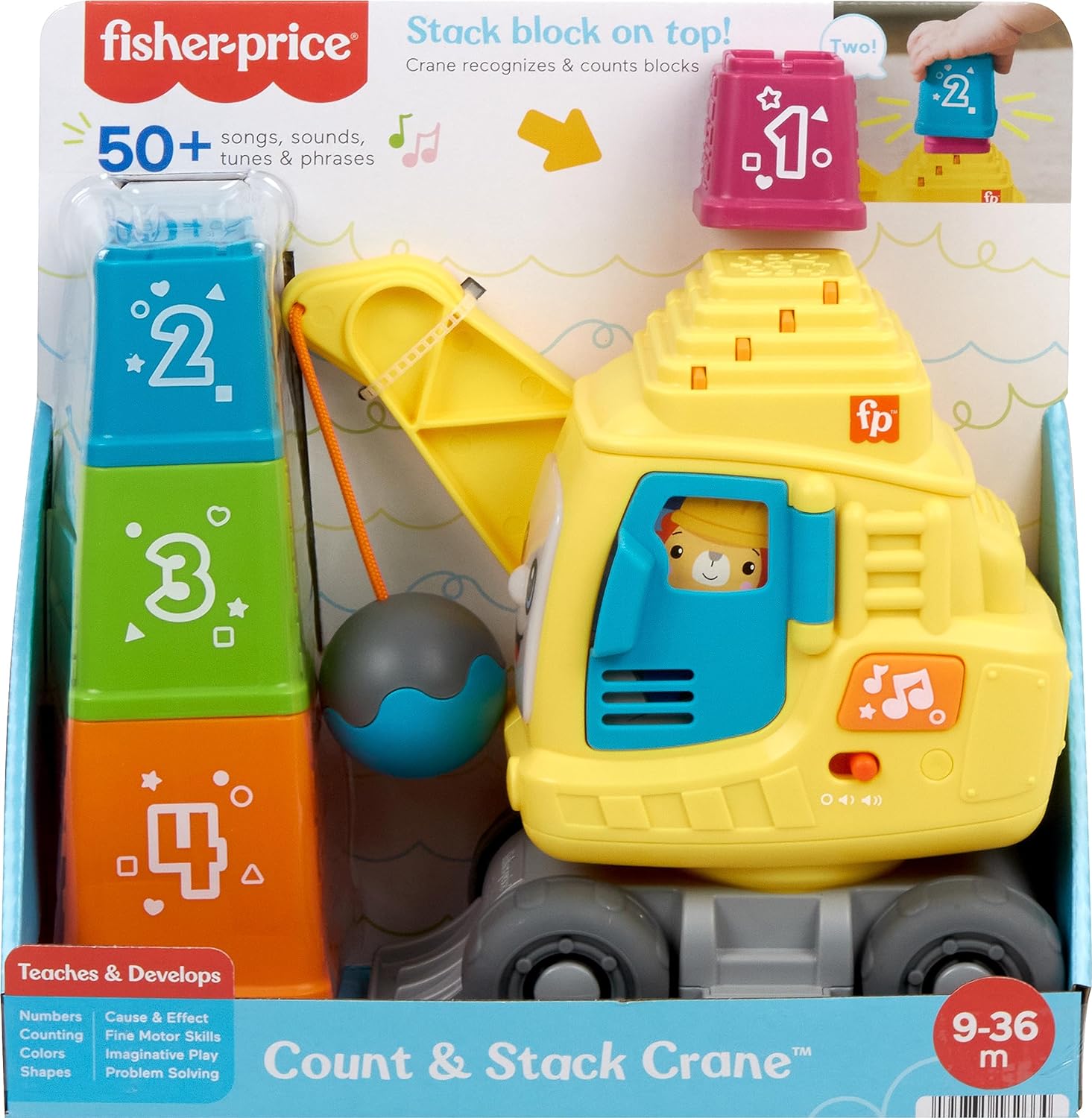 Fisher Price Count and Stack Crane