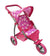 Playworld Pink with Flowers 3 Wheel Jogger Stroller