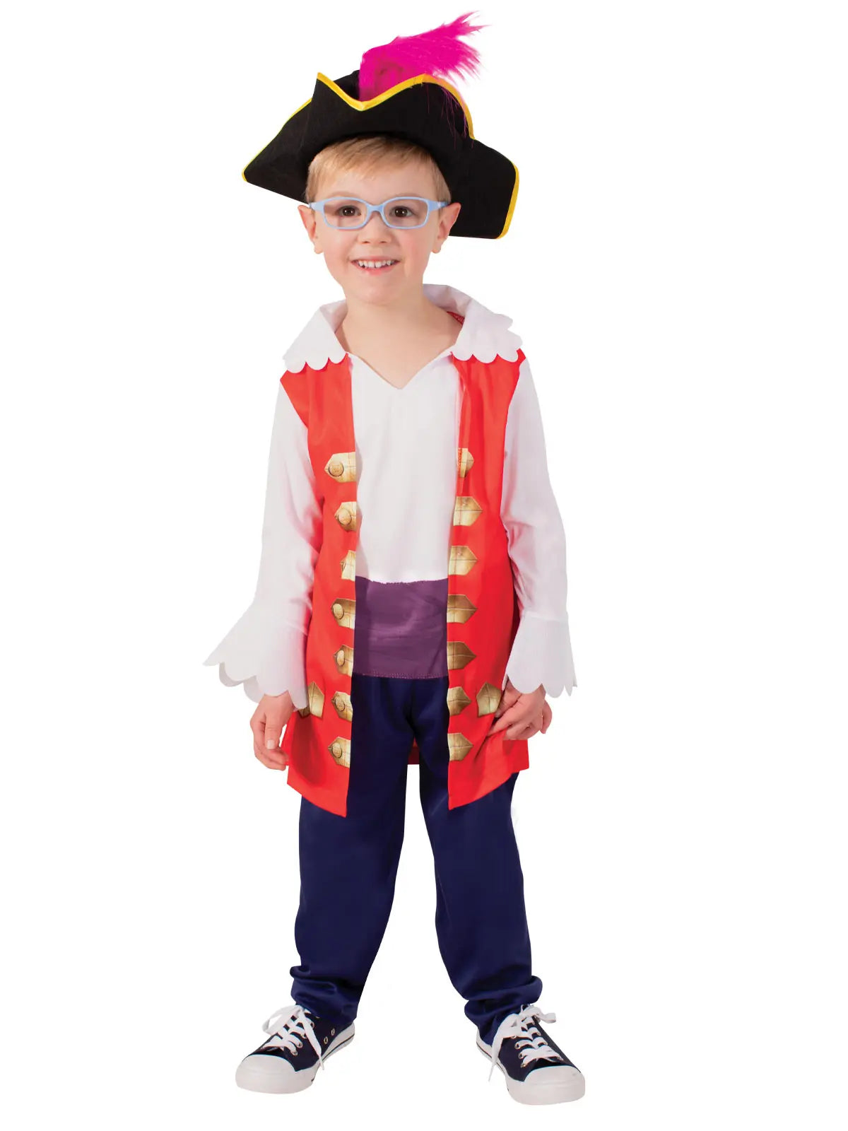 The Wiggles Captain Feathersword Deluxe Costume Size 3-5 yrs