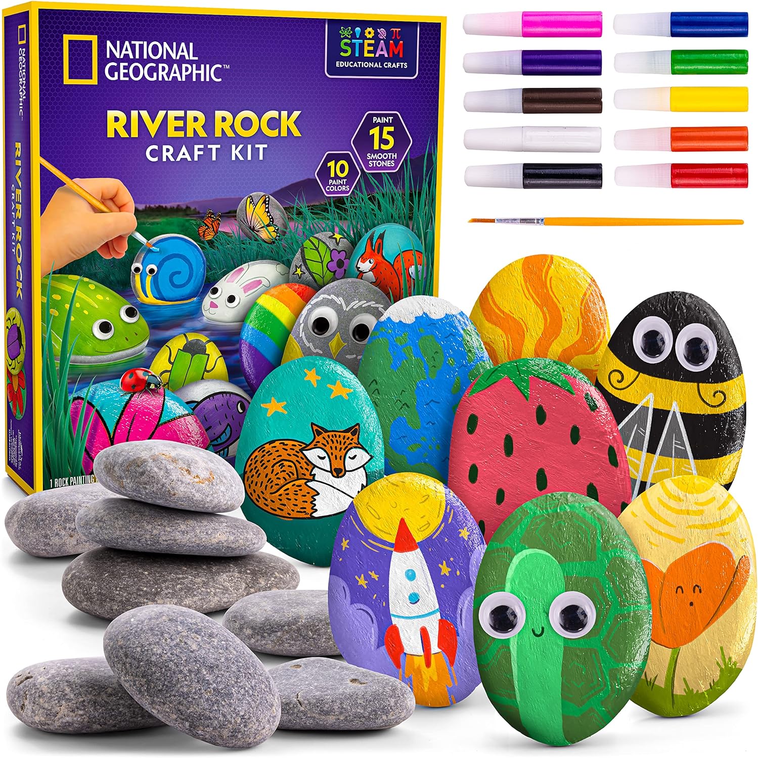 National Geographic River Rock Painting Kit