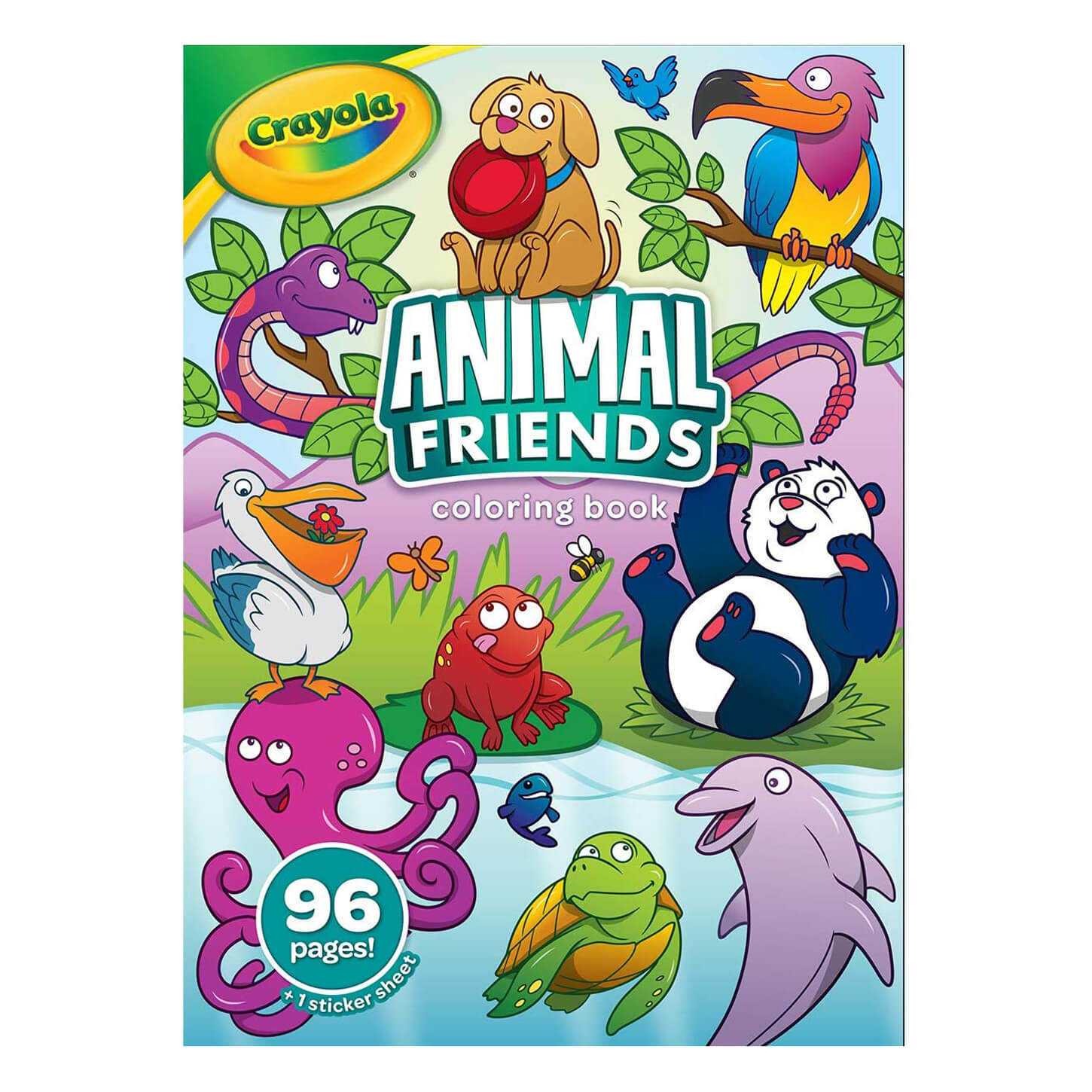 Crayola Animal Friends Colouring Book 96 Pages