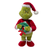 Animated Grinch In Santa Suit Side Stepper incl 3 x AA demo batteries