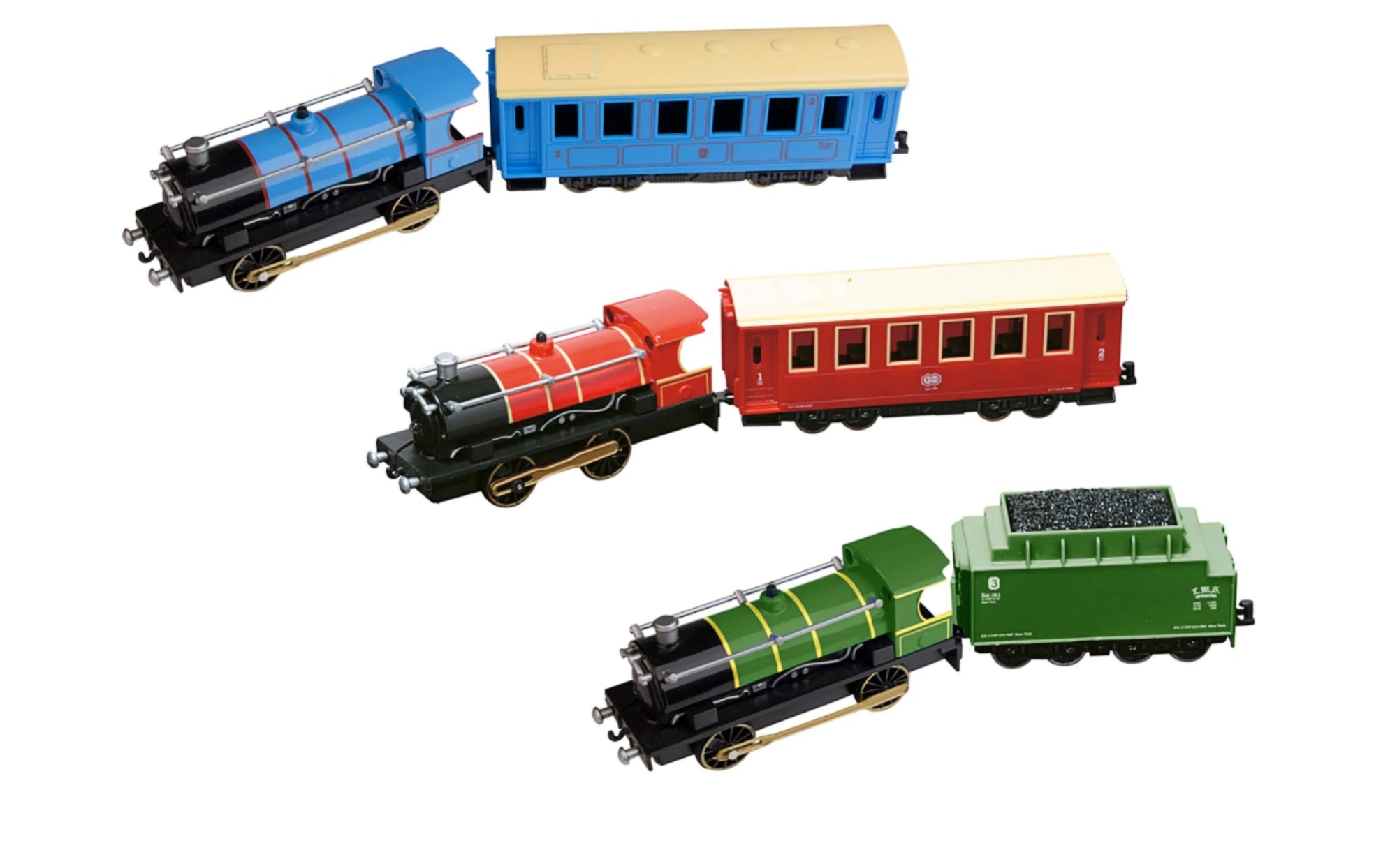 Teamsterz Lights and Sounds Train Engine With Carriage assorted