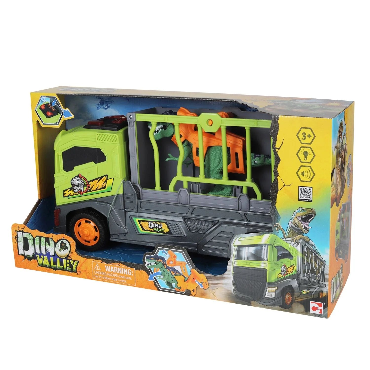 Dino Valley Dino Transporter incl 3 x AA demo batteries