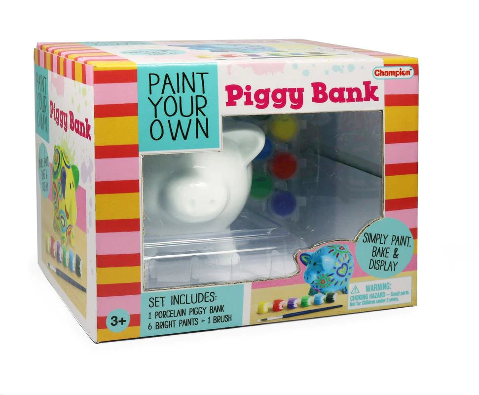 Champion Paint Your Own Piggy Bank