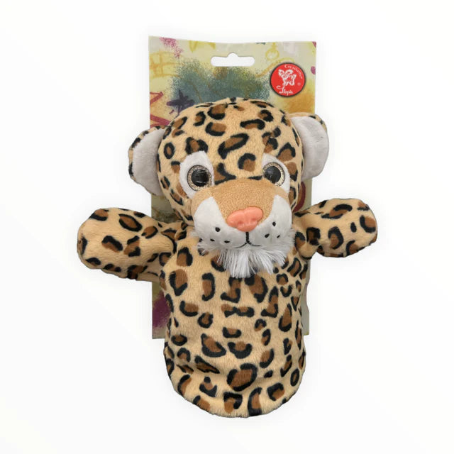 Hand Puppet Assorted Cheetah/Elephant/Tiger