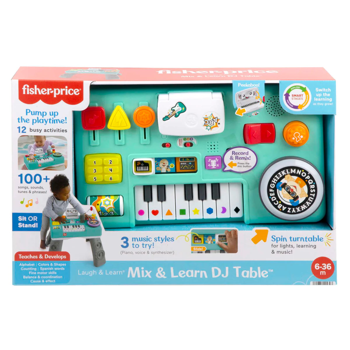Fisher Price laugh & Learn Mix & Learn DJ Table