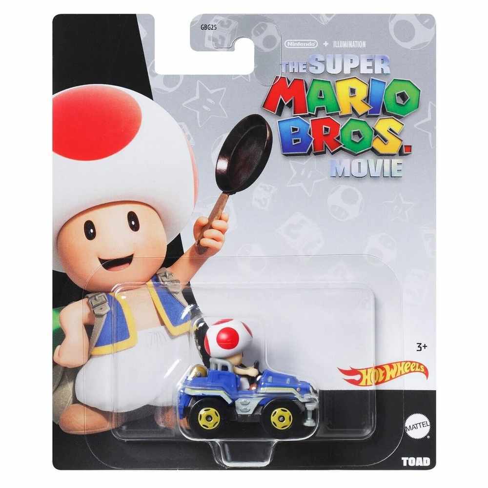 Hot Wheels The Super Mario Bros Movie Toad