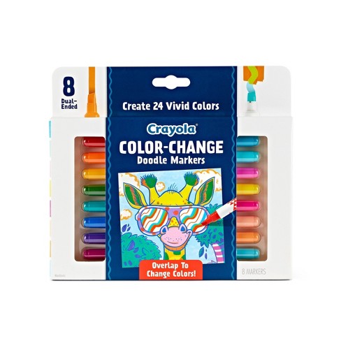 Crayola Colour Change Dual Ended Markers 8 Pack