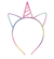 Pink Poppy Caticorn Dreams Pastel Rainbow Unicorn Horn Headband
