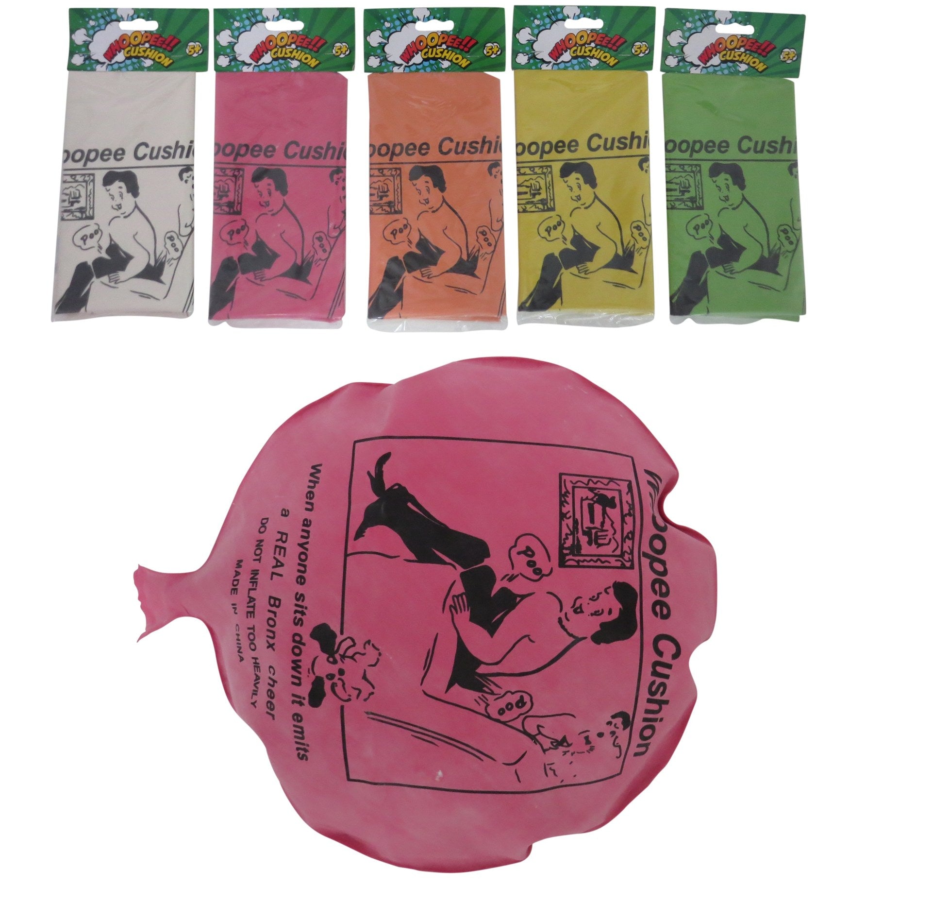 Whoopee Cushion 30cm Assorted Colours