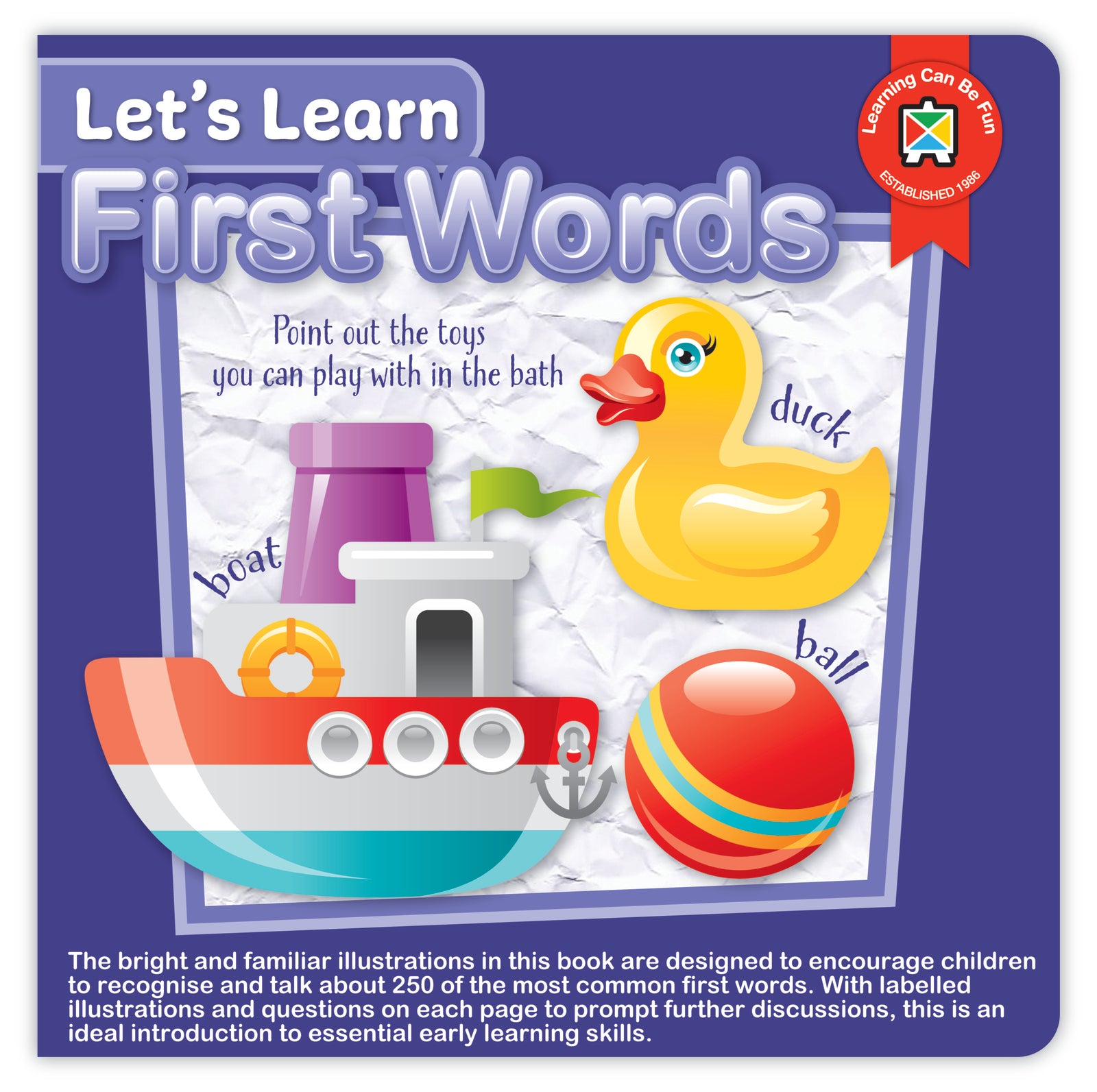 Lets Learn First Words Board Book