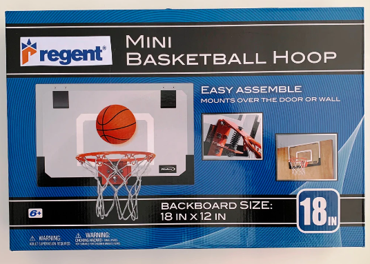Regent Door Mounted Mini Basketball Hoop