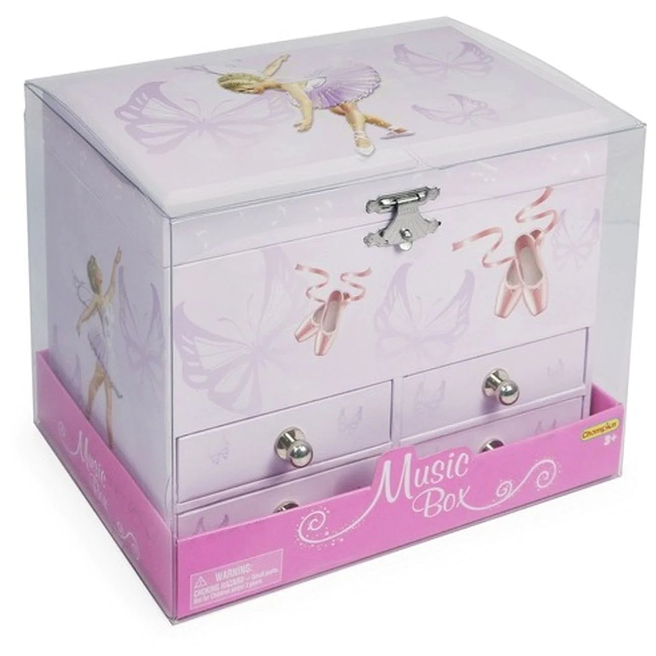 Jewellery Musical Box with Four Drawers