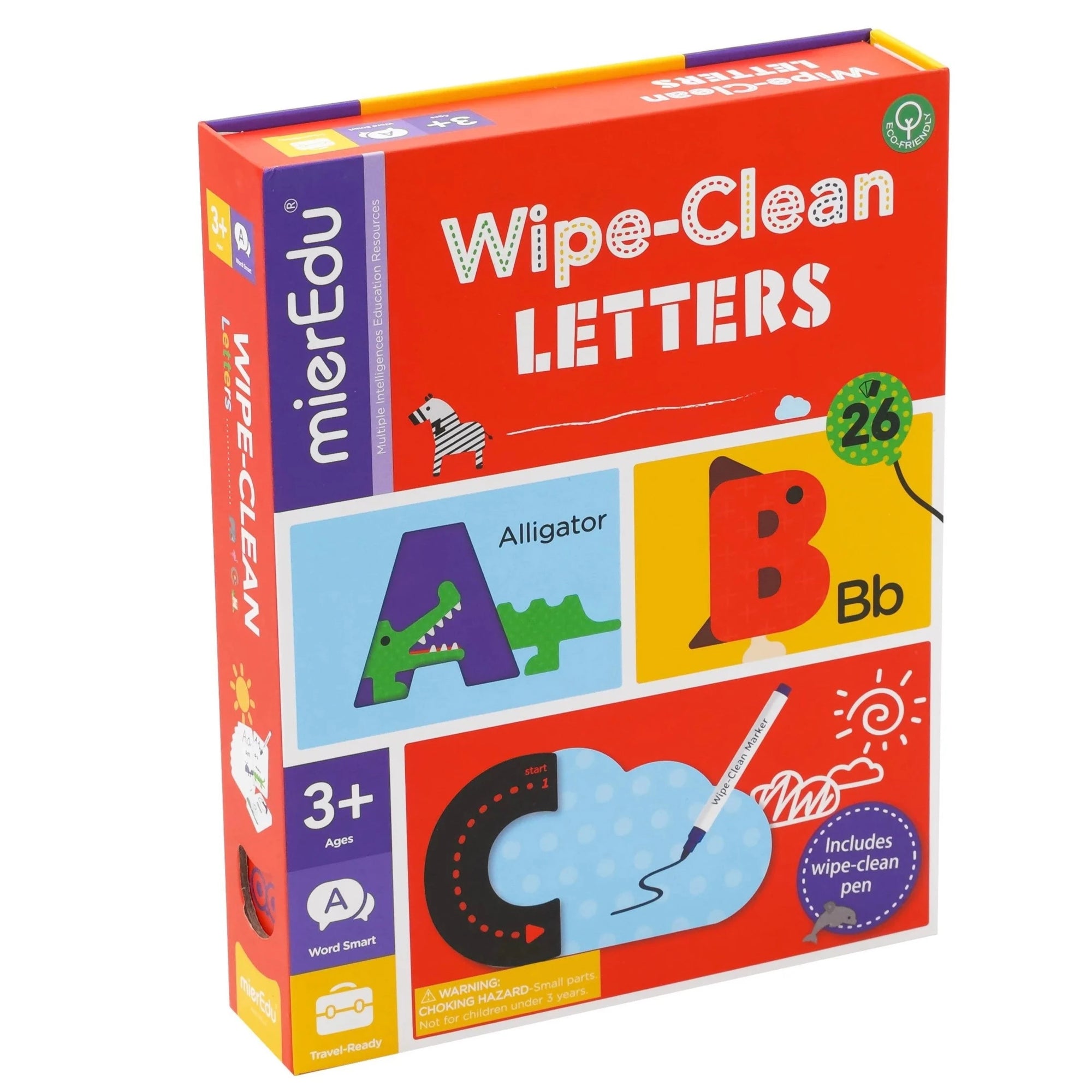 Mier Edu Wipe Clean Activity Set - Letters