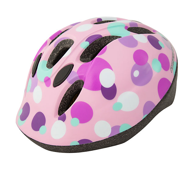 Bike Helmet Rosebank Rio 48-54cm Girls Pink with Bubbles