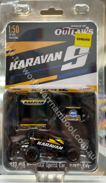 1/50 Sprint Car 2023 #9 KARAVAN Kasey Kahne
