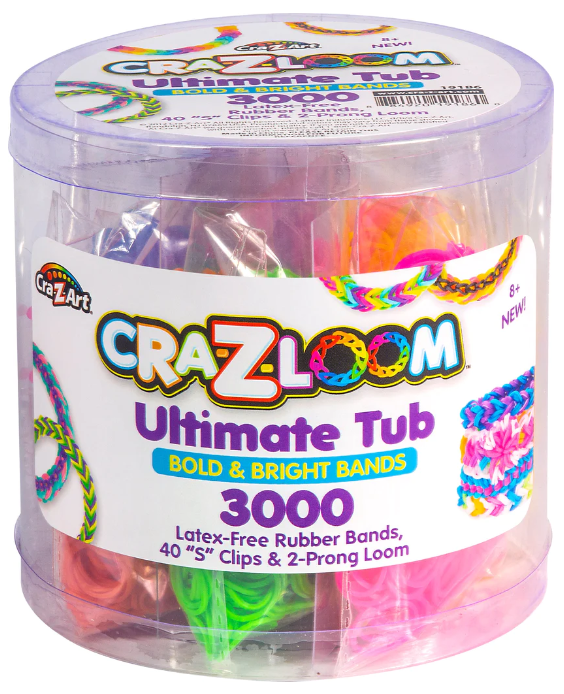 CRA-Z-ART Cra-Z-Loom Ultimate Tub 3000 Bands