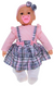 Baby Doll Harper Pink Tartan Outfit with Dummy