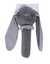 17cm Grey and White Stick Bunny Rattle