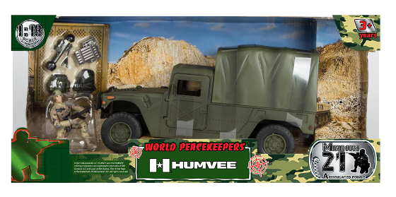 World Peacekeepers 1/18 Green Humvee with Canopy with Figure