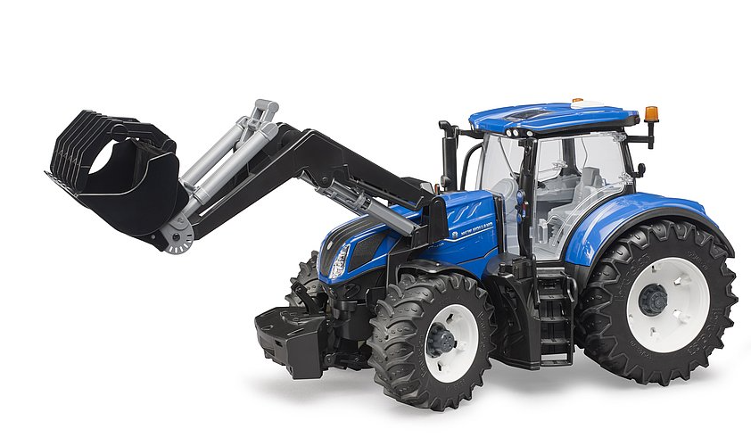 Bruder 03121 1/16 New Holland Tractor 7.315 with Front Loader