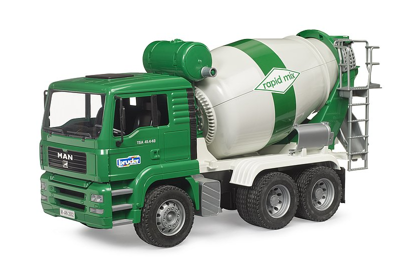 Bruder 02739 1/16 MAN TGA Cement Mixer Truck Rapid Mix