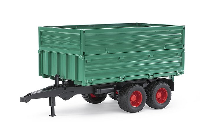 Bruder 02010 Tandem Axel tipping Trailer With Removable Top