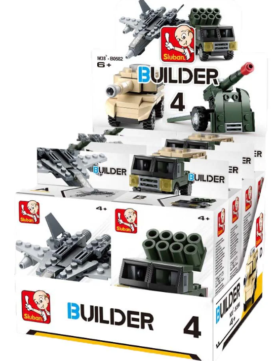 Sluban Builder Army 4 Asstd Designs