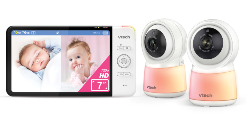 Vtech 7" 2 Camera HD Video Monitor with Remote Access RM7754HDV2-2