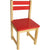 Tikk Tokk Wooden Single Chair Red