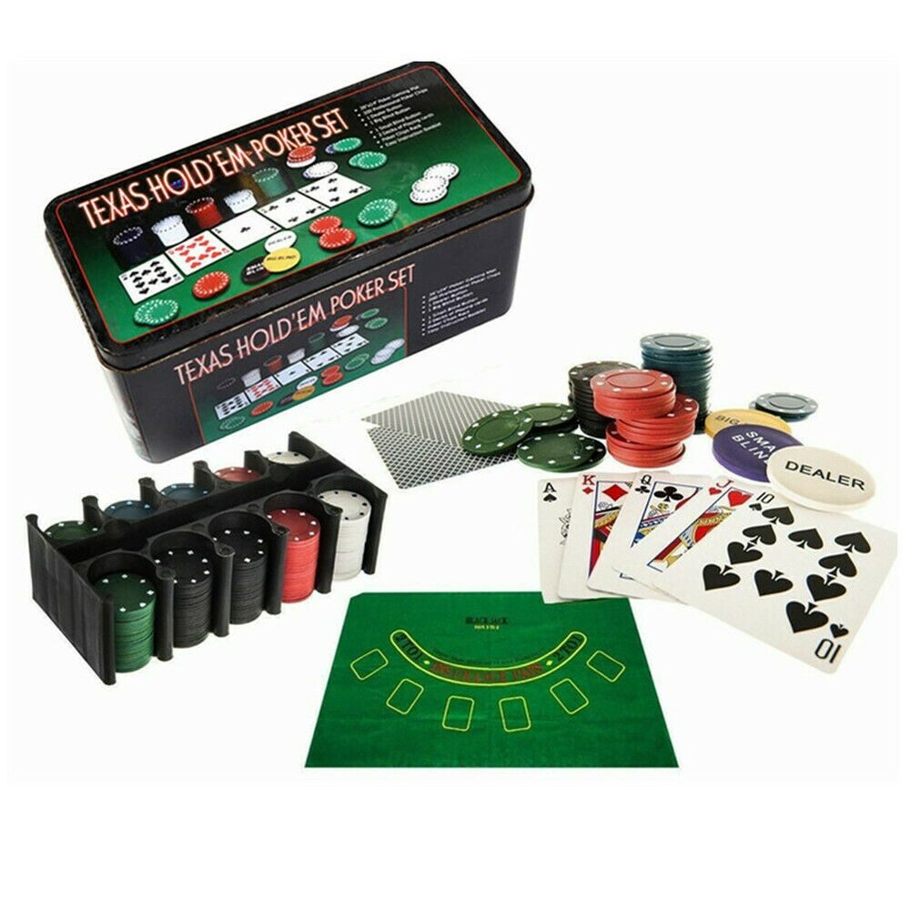 Texas Hold Em Poker Set with 200 Chips
