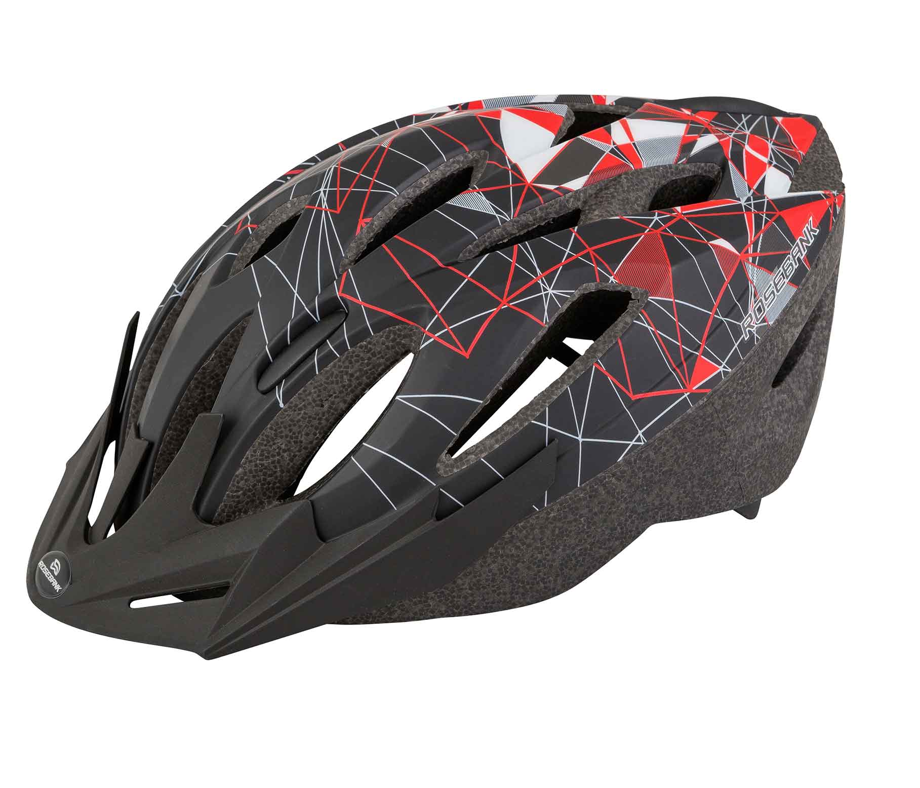Bike Helmet Rosebank Voyager Red Black 58-62cm