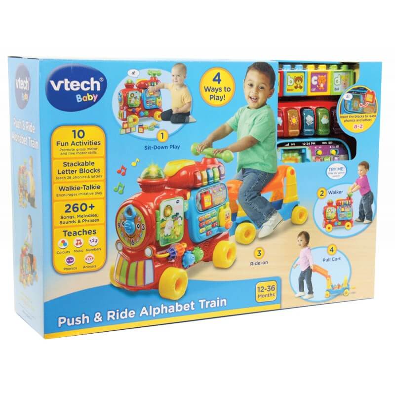 Vtech 4 in 1 Alphabet Train 3 AA Demo Batteries Included