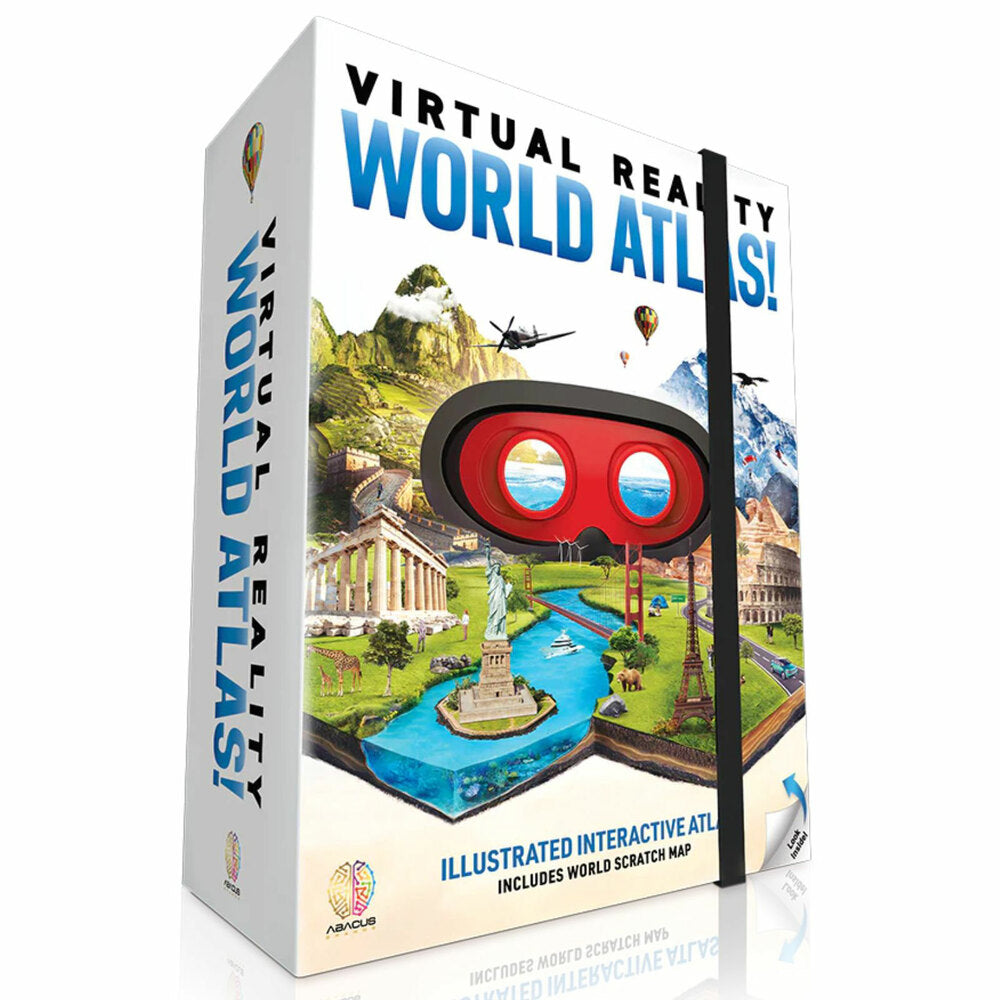 Virtual Reality Gift Box World Atlas