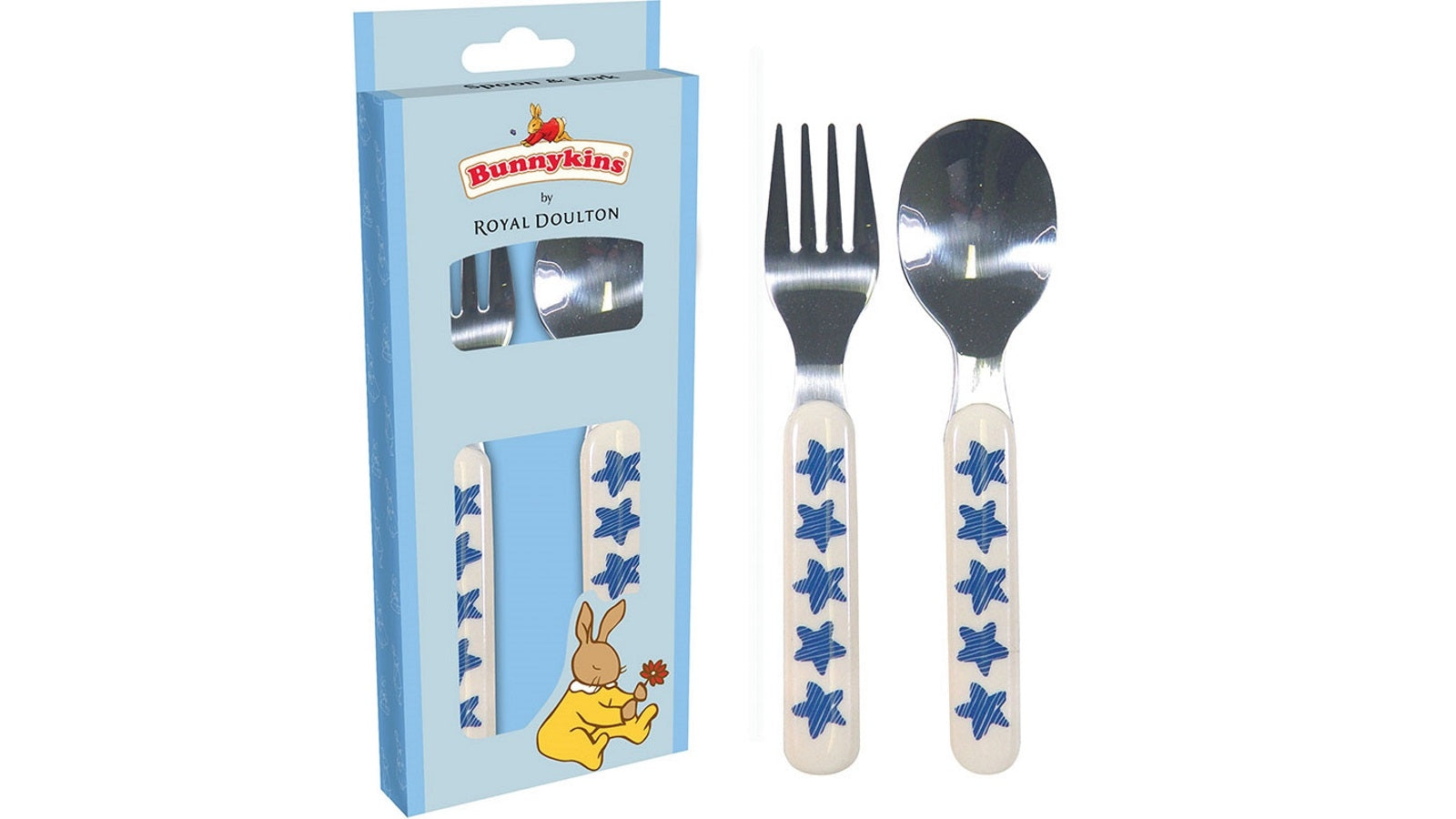 Bunnykins Shining Stars Spoon and Fork Set