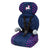 Bayer Deluxe Dolls Car Seat Dark Blue with Pink Hearts & Unicorn