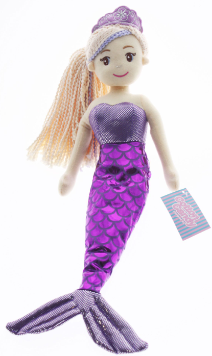 Sequin Mermaid 45cm Dark Pink/Purple CELESTE