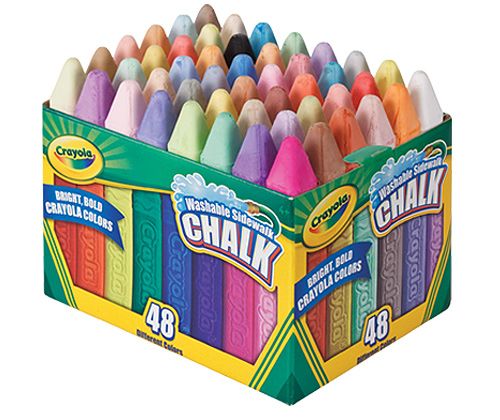 Crayola 48 pce Washable Sidewalk Chalk