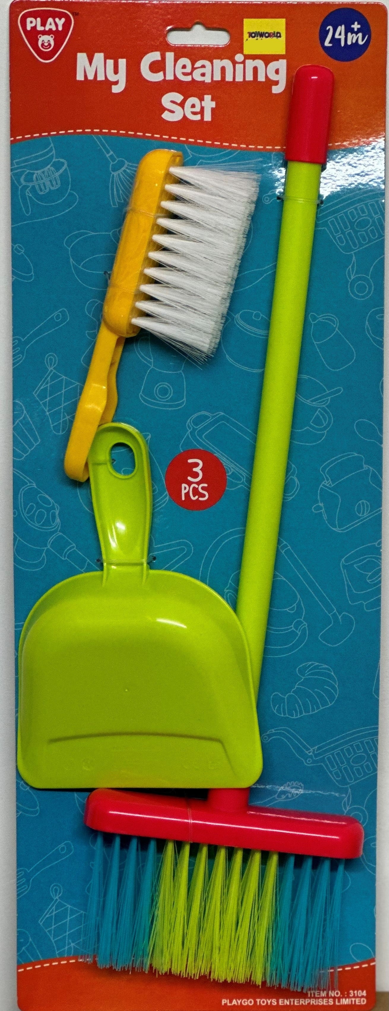 PLAYGO TOYS ENT. LTD.  My Cleaning Set 3pce
