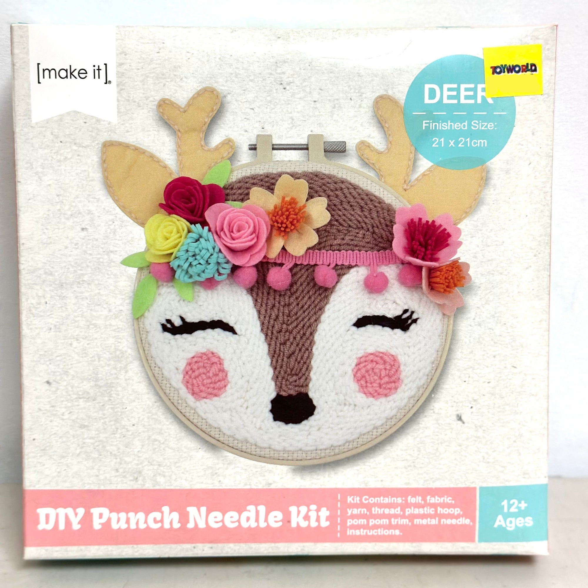 Make It DIY Punch Needle Kit Deer