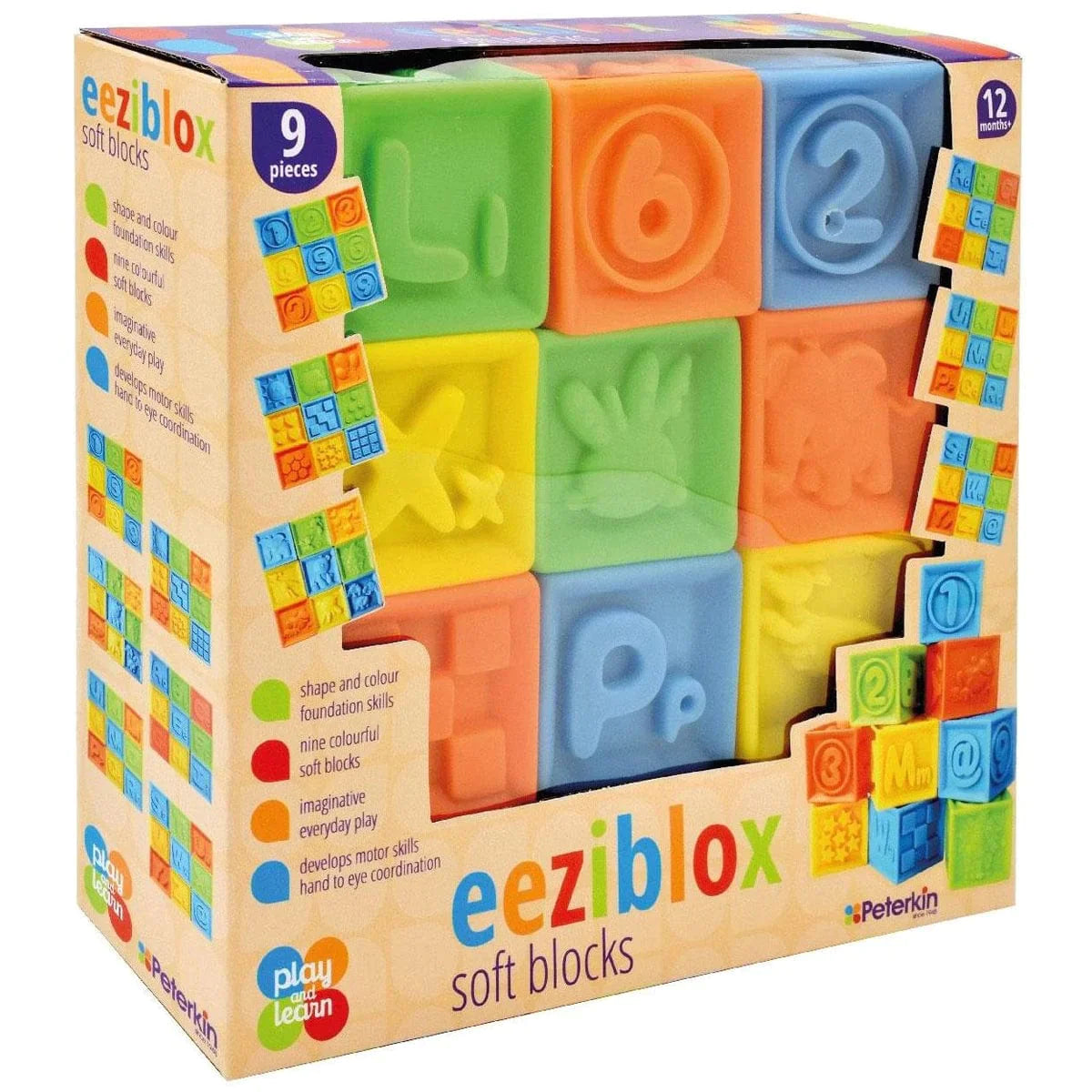 Play and Learn Eeziblox Soft Blocks