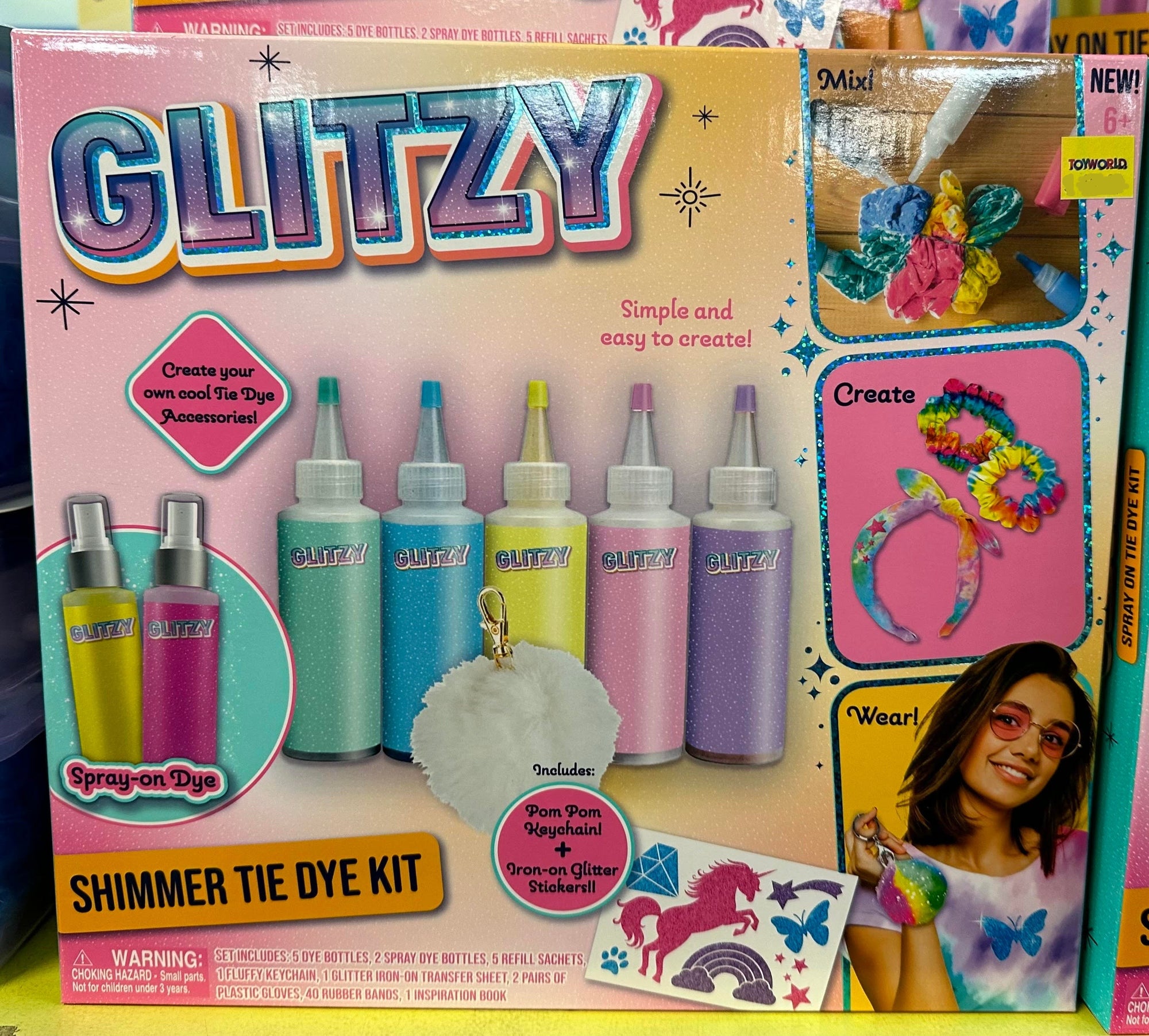 Glitzy Shimmer Tie Dye Kit